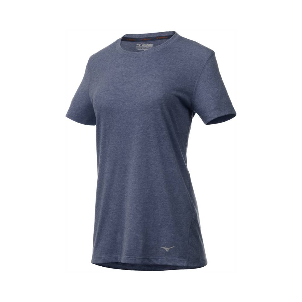 Damske Tričko Mizuno Inspire Indigo Vypredaj BMTH73548